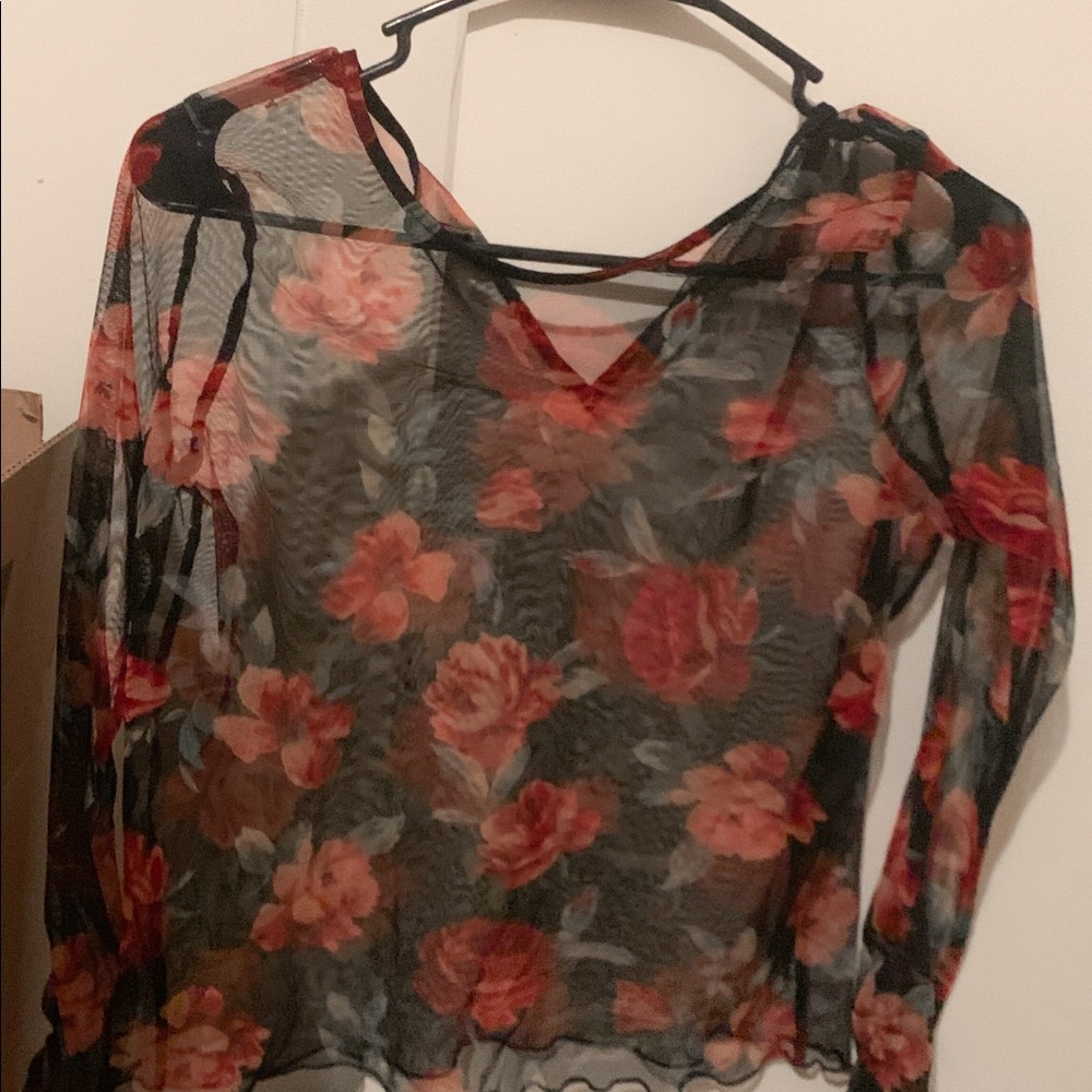 sheer shirt